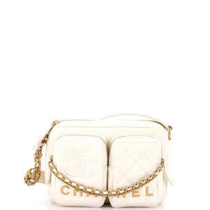 Chanel Logo Twin Pockets Chain Camera #248397C49B